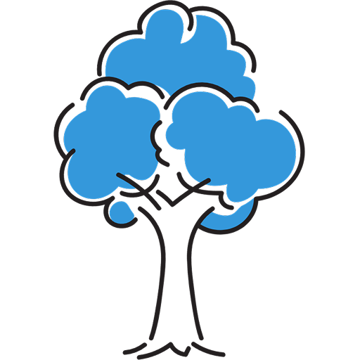 ３本目の木のイラスト