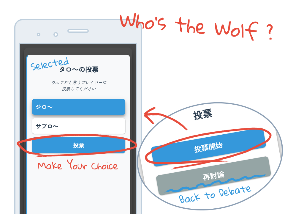 投票画面のイメージ